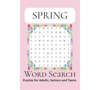 Spring Word Search Puzzle Book: Word Searches with Easy to Read Print about Spring, Nature, and Easter and More | 6x9 inches, 110 pages | 50 + puzzle ... Gift for Vacation, Holiday, and Free Time
