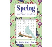 Spring Word Search Puzzle Book: Word Searches With Easy-to-Read-Print About Spring Season, Flowers and More| 6x9 inches 110 pages| Perfect Gift for Nature and Puzzles Lovers