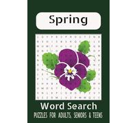 Spring Word Search Puzzle Book: Word Searches With Easy to Read Print about Spring, Spring Weather, Spring Season and More | 6x9 inches, 110 pages | ... for Vacations, Holidays and Free Times