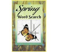 Spring Word Search: Spring Themed Word Search Puzzle for Relaxation and Stress Relief