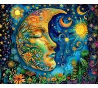 Springbok Il puzzle Blue Moon da 1000 pezzi per adulti dell'artista Claudia McKinney è un'immagine divertente e vivace per sfidarti