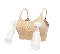 Springcmy - Tiralatte da donna a mani libere, pompaggio, Nude, L