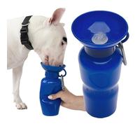 Springer - Borraccia per cani, dispenser portatile da viaggio, a prova di perdite, priva di BPA, come vista in TV, per riempire la ciotola di acqua, 650 ml, indaco