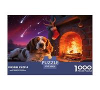 Springer Spanie1000 Piece Jigsaw Puzzle for Adults And Kids Family Game ChristmasChallenging for Home Decoration Great Gift Idea38x26cm/1000pcs