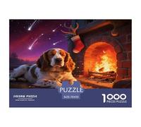 Springer Spanie1000 Pieces Jigsaw Puzzles for Adults And Kids Family Game ChristmasChallenging for Home Decoration Great Gift Idea70x50cm/1000pcs