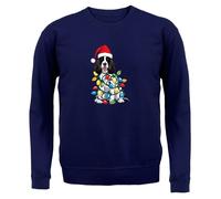 Springer Spaniel Cane Natale - Bambini Felpa/Maglione - Carino Love Cani Animali