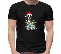 Springer Spaniel Cane Natale - T-Shirt - Carino Love Cani Animali Natale