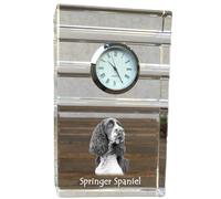 Springer Spaniel inglese orologio a tre strisce con cane Art-Dog