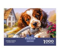 Springer Spaniel Puzzle Da Collezione Per La Famiglia - Stile Museo, 1000 Pezzi Con Immagini Puzzle Di Ispirazione Artistica Classica - Il Regalo Ricercato Per Adulti 14+ 70x50cm/1000pcs