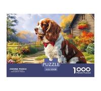 Springer Spaniel Puzzle Della Galleria D'Arte - 1000 Pezzi Con Immagini Che Ispirano E Meravigliano - Il Regalo Di Festa Che Piace A Tutti 52x38cm/1000pcs