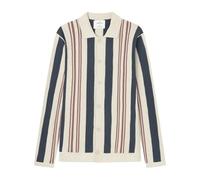 SPRINGFIELD 5ic Cardigan Vertical Stripes, Stampa Bianca, L Uomo
