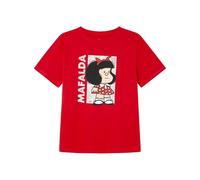 SPRINGFIELD 7.t.a.LIC Mafalda Roja Canottiera, Rosso Ibisco, S Donna