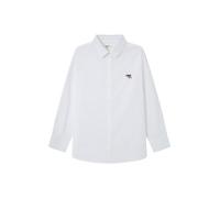 Springfield Donna Camicia in Popeline Liscia con Piccolo Logo sul Petto, Collezione Culpables, È Colpa Tua?