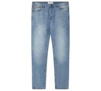 SPRINGFIELD Regular 5 Pockets Denim Medium Wash with Wrinkles On The Front. Cowboy Regolare, Blu, 36 Uomo