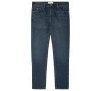 SPRINGFIELD Slim 5 Pockets Denim Knit Dirty Dark with Wrinkles On The Front. Jeans, Turchese, 40 Uomo