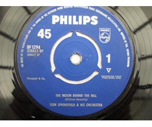 Springfield, Tom Moon Behind The Hill 7" Philips BF1294 EX 1963