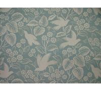 Springfield Uccelli E Floreale Fiordaliso Cotone Tessuto Tenda Fodera Cuscino