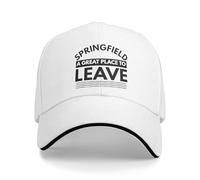 Springfield Un Ottimo Posto per Lasciare Il Berretto da Baseball del Sole Cappelli Hip Hop Casual Estivi per Gli Uomini Berretti da Baseball Sportivi all'aperto per Adulti