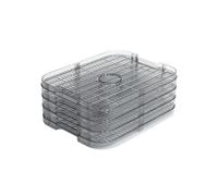 SPRINGLANE Essiccatore in acciaio inox Dora, disidratatore, essiccatore per frutta, carne ed erbe aromatiche (4 Fogli da essiccazione)