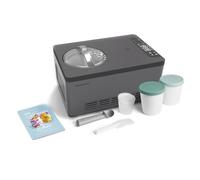 Springlane Kitchen Macchina per gelato & yogurtiera Elisa 2,0 L con compressore autorefrigerante 220 W, in acciaio inox con funzione di raffreddamento e riscaldamento (Elisa Antracite, macchina per