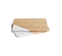 SPRINGLANE Tagliere, legno e marmo (Set di 2, 28 x 18 x 1,5 cm)