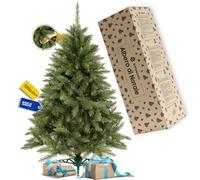 SPRINGOS Albero di Natale artificiale realistico 120 cm con supporto incluso