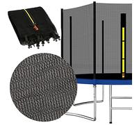 SPRINGOS Rete da Esterno per trampolini a 10 montanti, Diametro del Trampolino 460 cm (15ft) Altezza 180 cm Rete di Sicurezza Rete anticaduta Rete di Ricambio Accessori