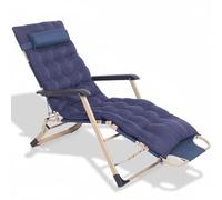 SPRINGOS Sedia da giardino con cuscino, poggiapiedi, 66 x 137 x 92 cm, GC0063