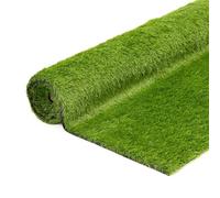 SPRINGOS Tappeto di erba sintetica 5x2 m 32 mm, Tappeto per giardino, UV Resistente con fori di drenaggio, Erba sintetica spessa, per esterni, per balcone, terrazza, patio, parco giochi, animali