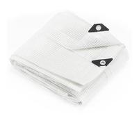 Springos - Telone protettivo 3 x 5 m, 100 g, bianco trasparente, rinforzato, impermeabile, resistente ai raggi UV, con occhielli, per giardino, costruzione, legno, veicoli