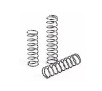 Springs, Metal Springs 100pcs Tiny Spring Steel Return Springs, Mini Compression Springs for Pens and Home Repair, Stainless Steel Spring 4-6mm OD, 10-30mm Long Metal Springs(0.5mm*6mm*15mm)