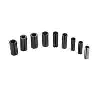 Springsteels Router Collet Reducer Bit Adapter Set - 9-Piece Woodworking Tool Holder Kit Compatible with /4" Shank Bits, Fit for, and Other Standard Routers