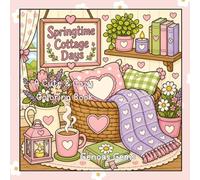 Springtime Cottage Days: A Cute & Cozy Coloring Book