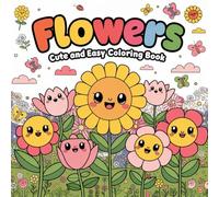 Springtime Flowers Coloring Book: Creative Floral Art for Kids and Grown-Ups.: A delightful mix of simple and intricate flower designs for all coloring lovers.