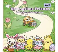 Springtime Friends: Bold & Easy Coloring Book