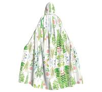 Springtime Herb Garden stampato mantello con cappuccio mantello mantello strega vampiri triste mietitore diavolo per ragazzo ragazza costume cosplay