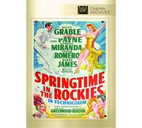 Springtime IN The Rockies DVD (1942) Betty Grable, Carmen Miranda, CESAR Romero