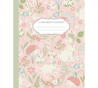 Springtime Whimsy Notebook: 110-Page College-Ruled Journal with Floral Bunnies, Mice & Hedgehogs | Ideal for Creative Writing & Daily Reflections