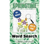 Springtime Word Search Puzzle Book: Word Searches with Easy to Read Print about Spring, Flowers, Sunshine, and More | 6x9 inches, 110 pages | 50+ ... Gift for Vacations, Holidays, and Spare Time