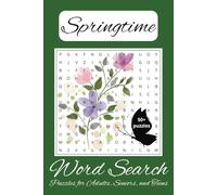 Springtime Word Search Puzzles: 50+ Easy to Read Puzzles to Enjoy on Vacation or during Leisure Times | Includes Word Searches about Spring, Nature, ... | 6x9 inches, 110 pages | Great Gift Idea
