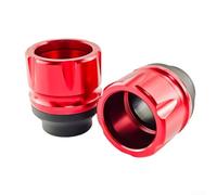 Springwillfly 2 cuscinetti ammortizzanti per forcella della moto, con coppe ammortizzanti, progettati per i ciclisti che hanno bisogno di una protezione affidabile del telaio (rosso)
