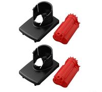 Springwillfly 4 custodie in plastica per batteria 48-11-2411, custodia di ricambio rossa e nera, include 2 e 2 coperture centrali