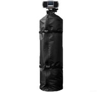 Springwillfly 600D Oxford impermeabile addolcitore d'acqua copertura del serbatoio con cerniera e fibbie per uso esterno anti-condensa, nero (33 x 137,2 cm)