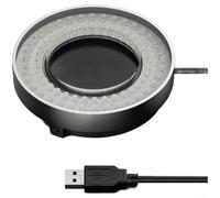Springwillfly 72 LED Polarized Ring Light per l'osservazione del microscopio e la riparazione di piccoli componenti compreso alimentazione USB e regolazione manuale della luminosità