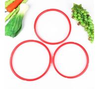 Springwillfly Accessori per pentola a pressione di guarnizioni in silicone di ricambio da 3/6 Qt. (6 litri rosso)