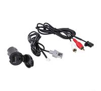 Springwillfly Adattatore per presa audio AUX + USB, per installazione semplificata, 150 cm