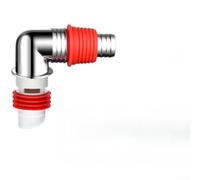 Springwillfly Adattatore splitter in ABS con capacità di drenaggio a 3 vie per lavatrice e scarico a pavimento, con guarnizione magnetica contro gli odori delle fognature (C)