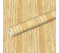 Springwillfly Carta da parati del PVC del grano di legno con progettazione scandinava per il miglioramento dell'interno della parete impermeabile adatto a più tipi della stanza (A)