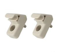 Springwillfly Coppia di staffe di supporto per aletta parasole per Fiat Grande Punto Modello Specifico Fit Con OEM 735411088 Corrispondenza Esatta Design Standard