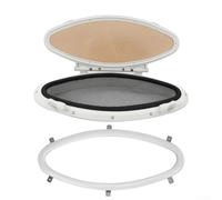 Springwillfly Finestra ovale di apertura interna robusta 470x210mm dell'oblò con l'anti vetro temperato UV e la maniglia di chiusura per le applicazioni marine